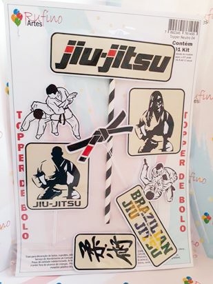 Oblee Marketplace  Topo de Bolo Jiu-Jitsu