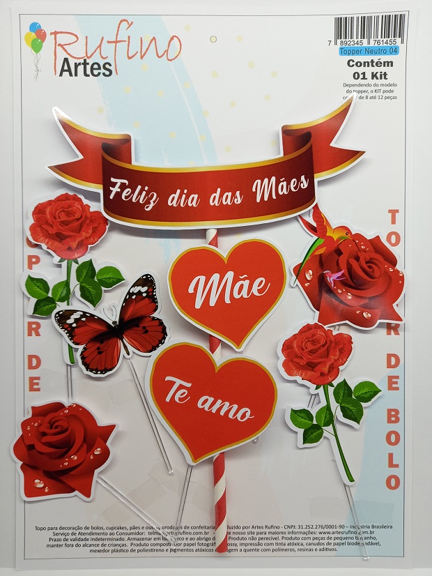 Topper de bolo Fevereiro 2019 – Artes LV