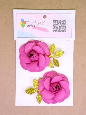 flor de papel pink pct 2 und